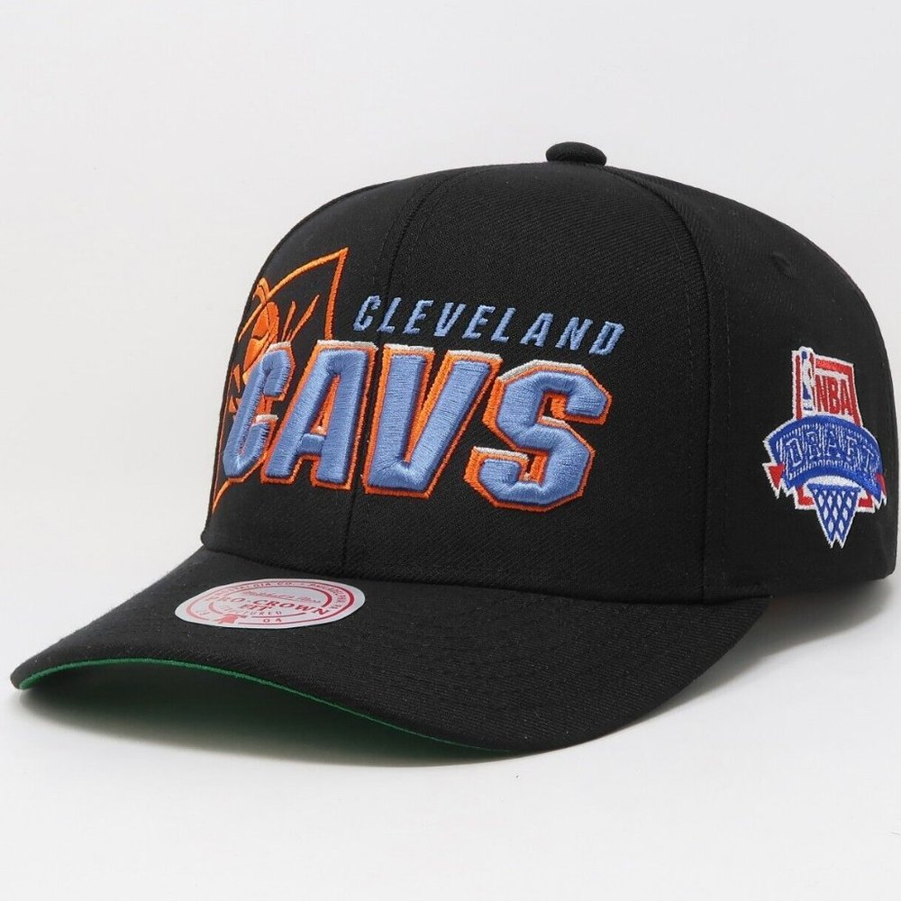 Cleveland Cavalier NBA Draft 1996 Shadow Mitchell & Ness Hat Snapback Cap Lebron